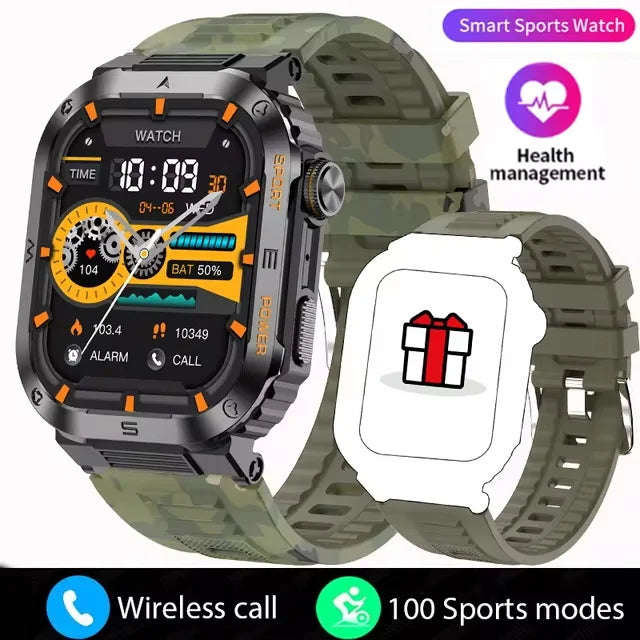 Military Smart Watch 2025