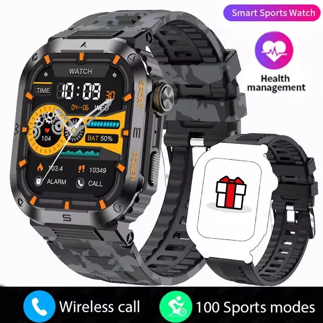 Military Smart Watch 2025