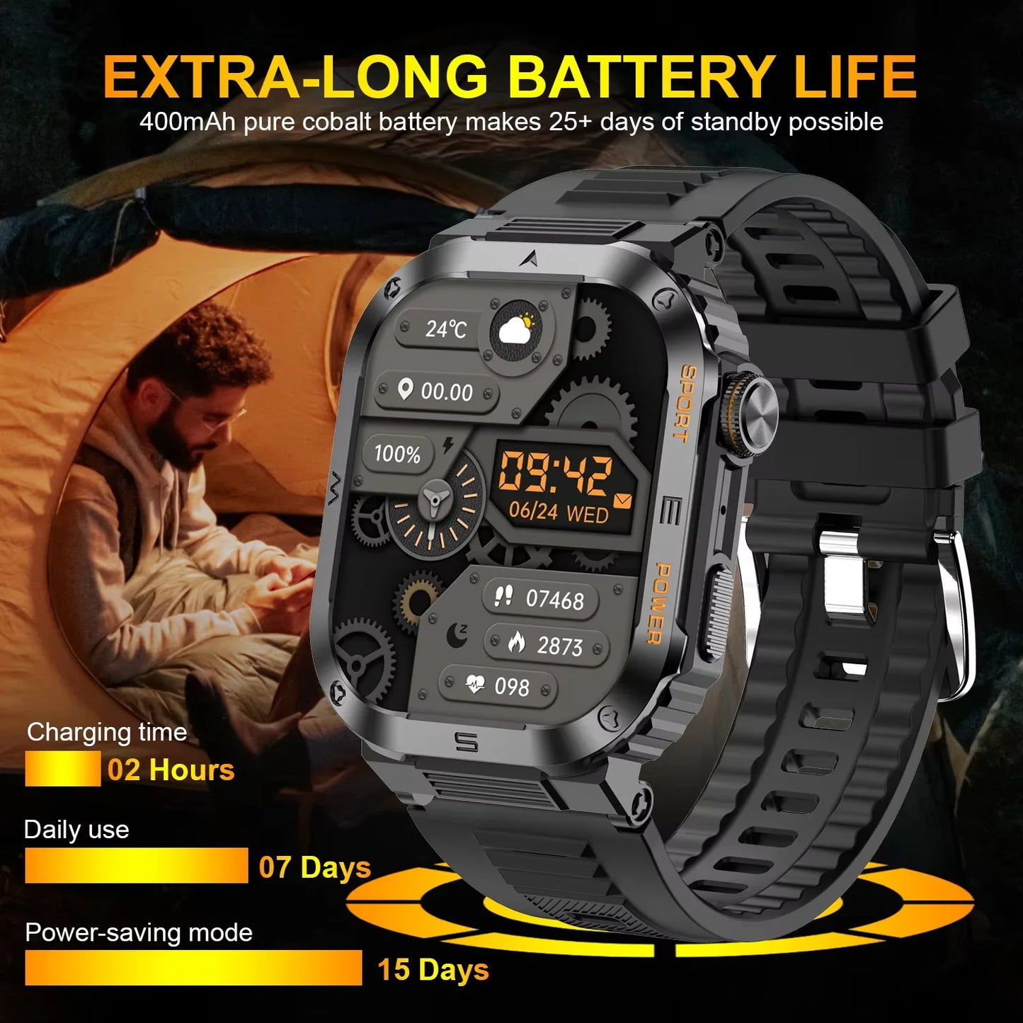 Military Smart Watch 2025