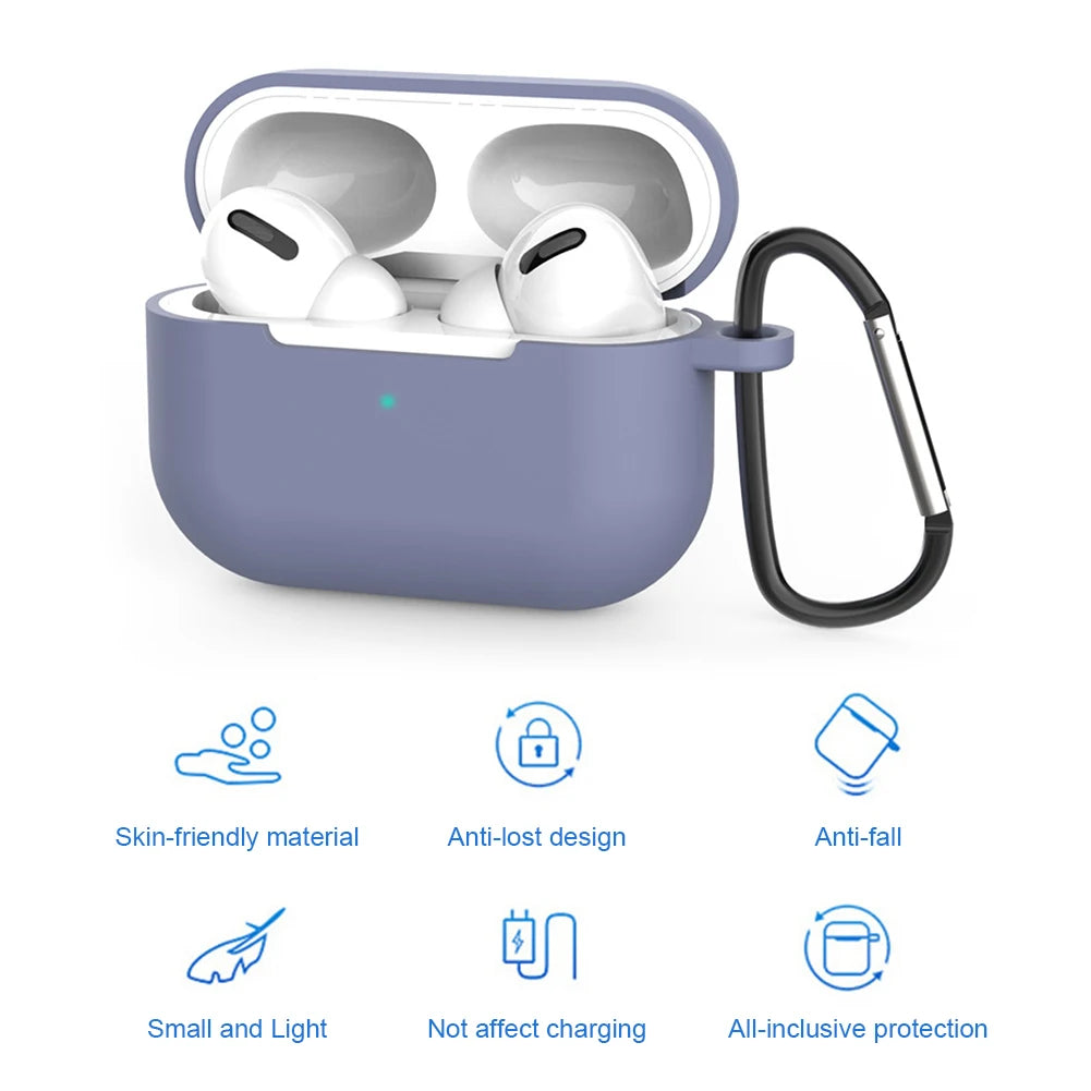 Silicone Cover Case For apple Airpods Pro Accessory