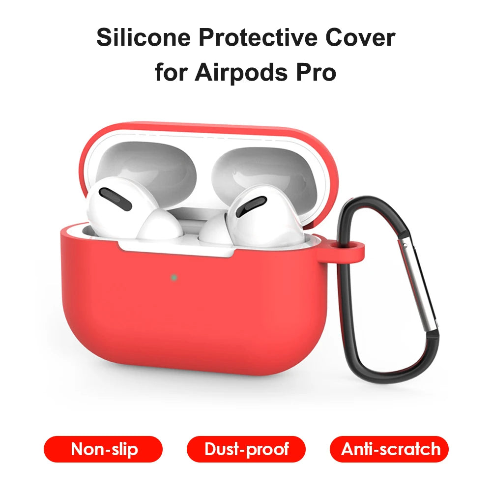 Silicone Cover Case For apple Airpods Pro Accessory