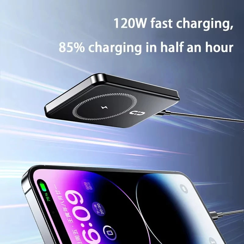 120W Magnetic Power Bank 50000mAh Large Capacity