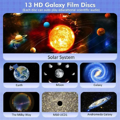 Starry Sky Night Light Galaxy Projector 360°Rotate Planetarium