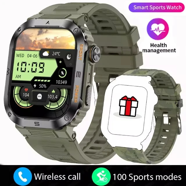 Military Smart Watch 2025