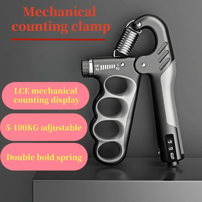 5-100kg Grip Strength Hand Grip Strengthener Pulse Expander