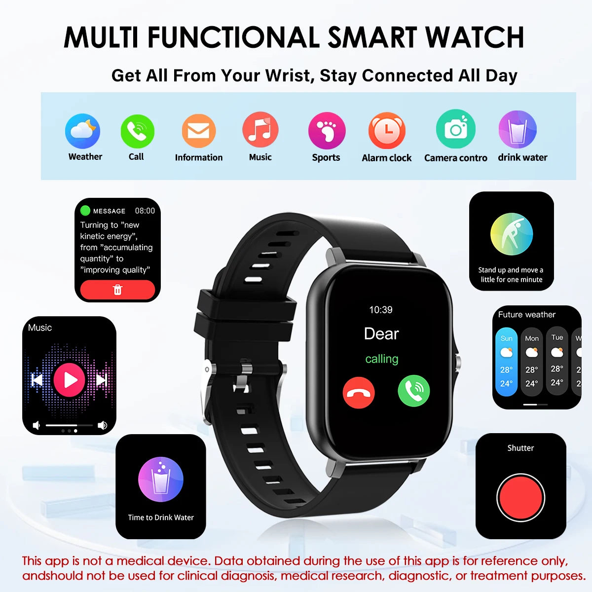 Smart Watch Fitness Tracker Sports Watches