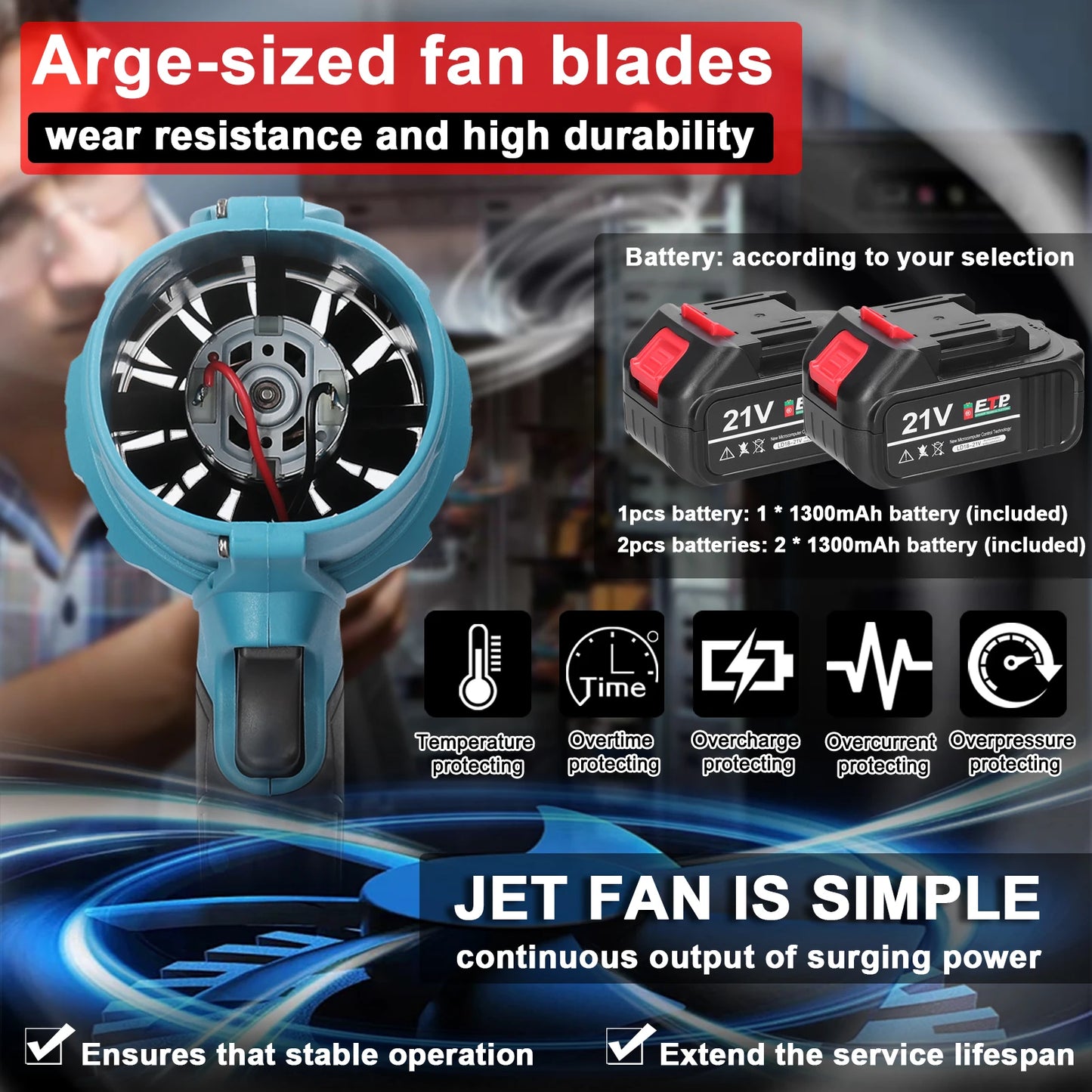 High Power Jet Fan