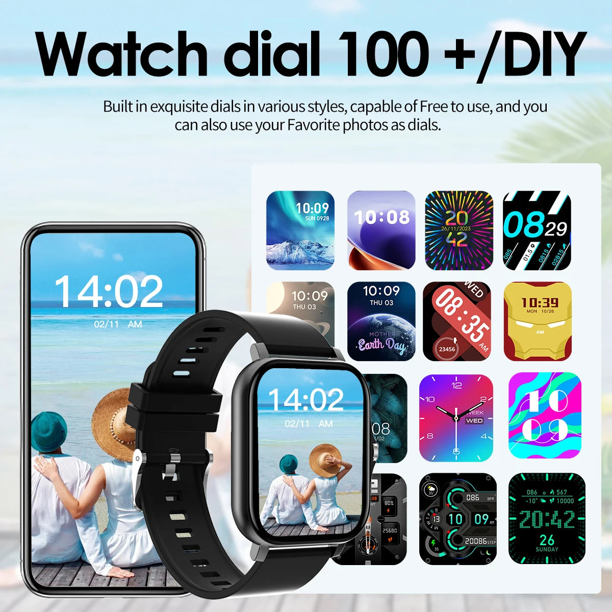 Smart Watch Fitness Tracker Sports Watches