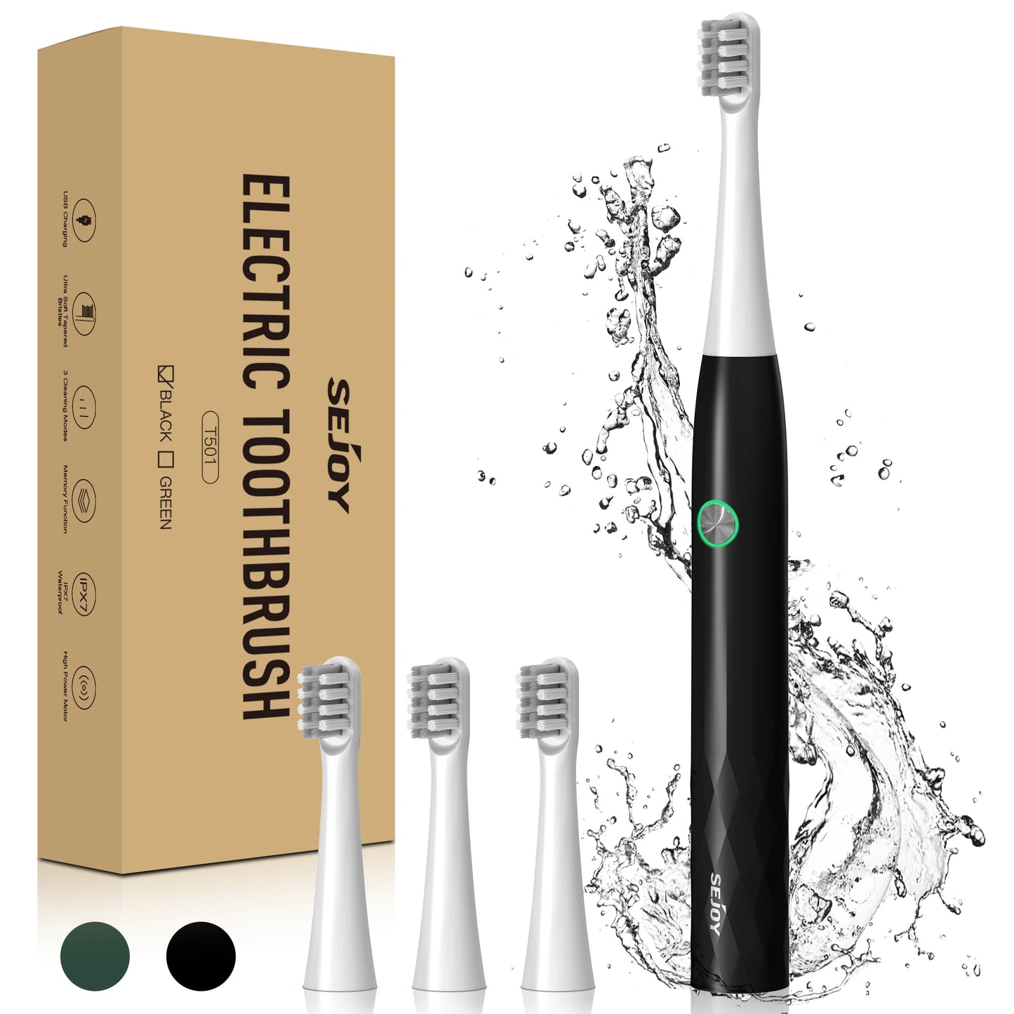 SEJOY Sonic Oral Cleaning Electric Toothbrush