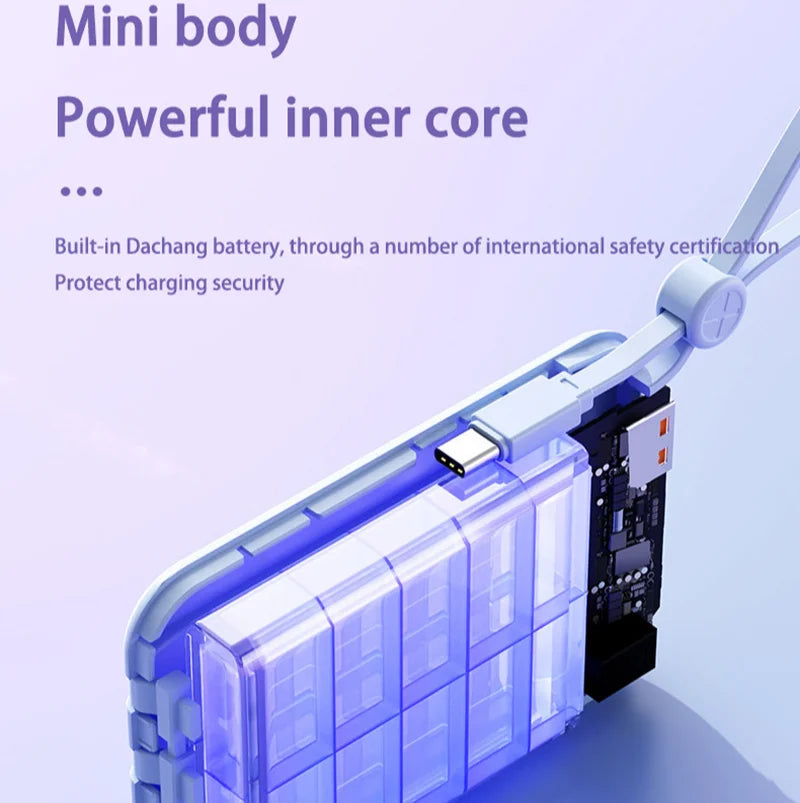 Portable Mini Power bank 120W New