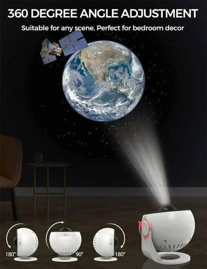 Starry Sky Night Light Galaxy Projector 360°Rotate Planetarium