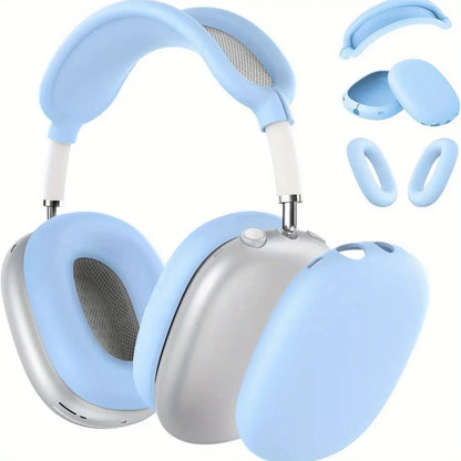 3 in 1 Soft Silicone Skin Protector Headphones Case For Airpods Max