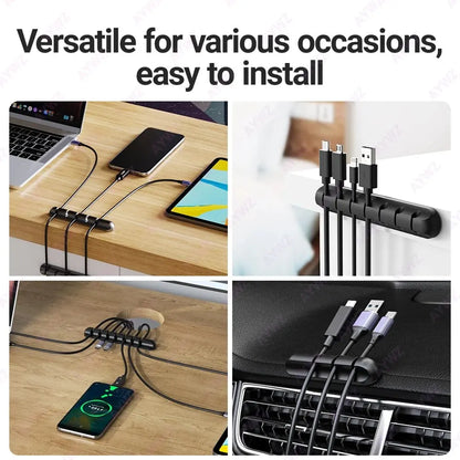 Adhesive Cable Holder Clips Cord