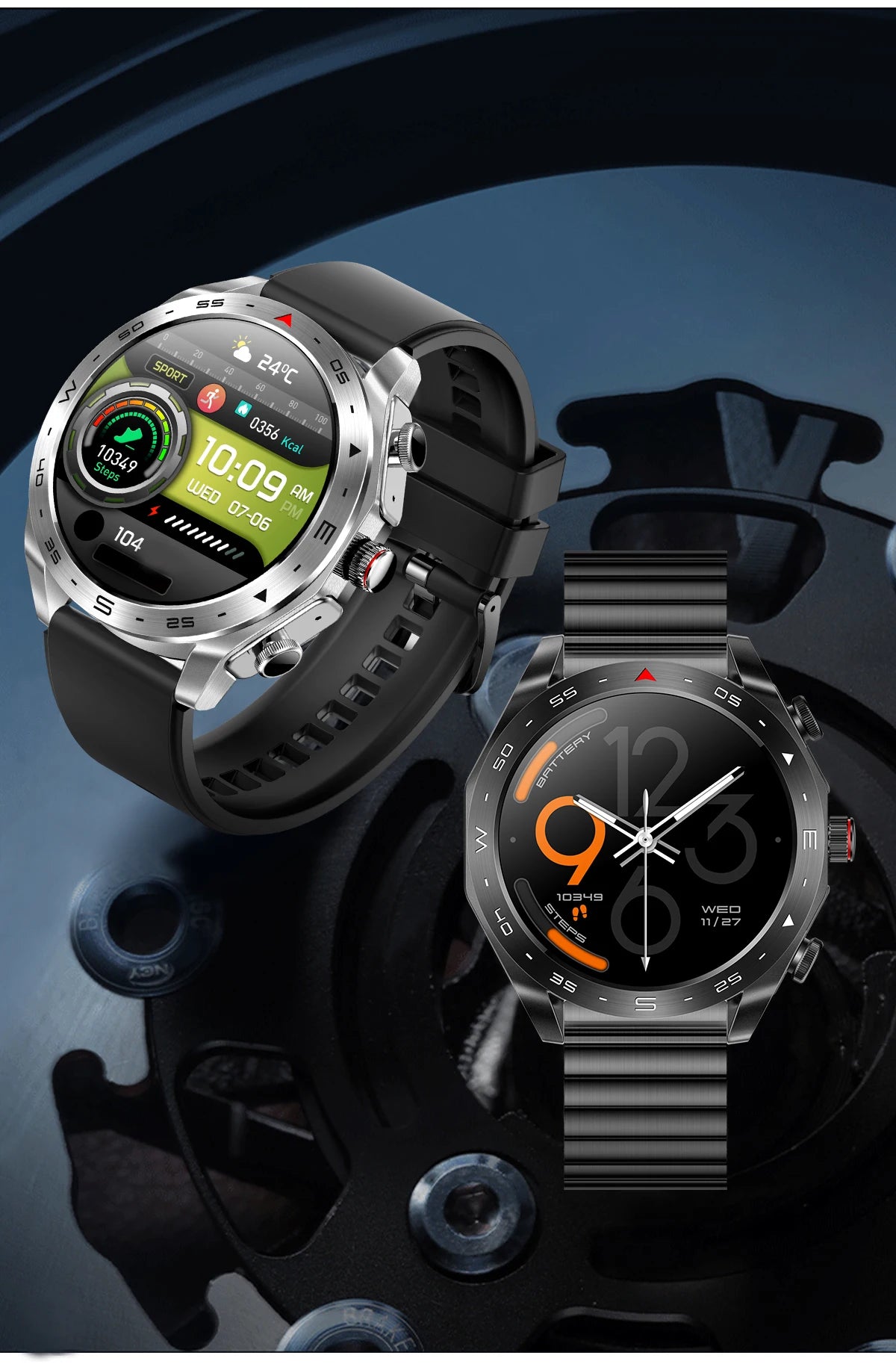 Smart Watch TWS 2-in-1 Bluetooth Earphones HIFI