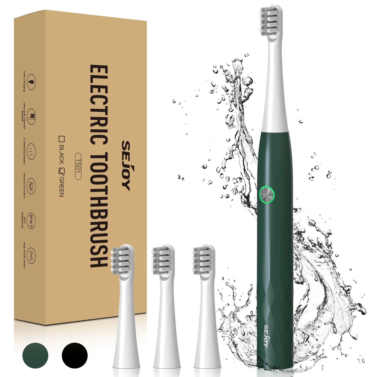 SEJOY Sonic Oral Cleaning Electric Toothbrush