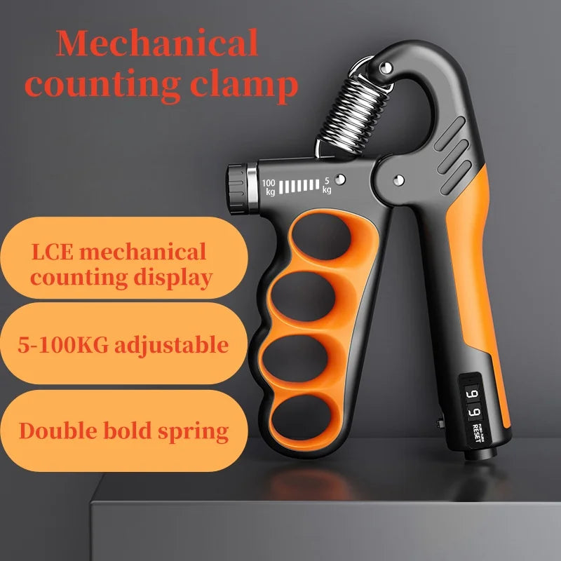 5-100kg Grip Strength Hand Grip Strengthener Pulse Expander