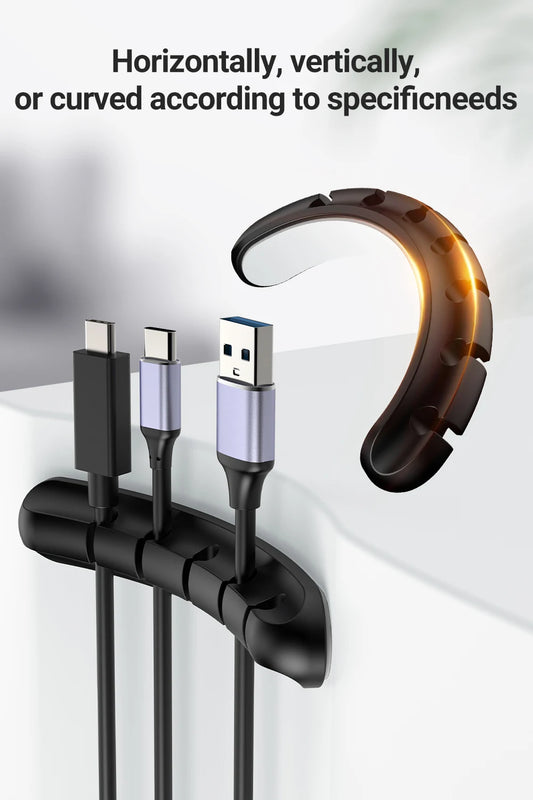 Adhesive Cable Holder Clips Cord