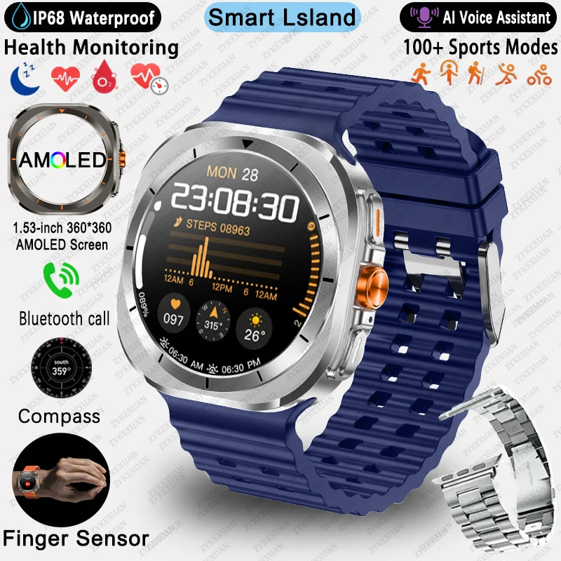 New Original Galaxy Z7 Ultra Men Smart Watch1.52inch 2025