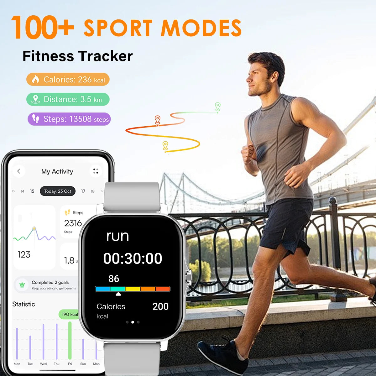 Smart Watch Fitness Tracker Sports Watches