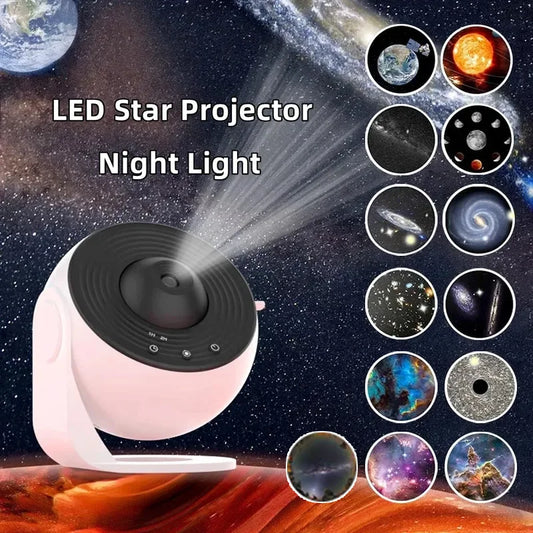 Starry Sky Night Light Galaxy Projector 360°Rotate Planetarium