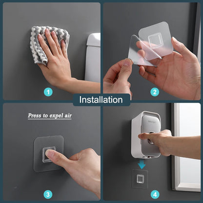 Automatic Toothpaste Dispenser with Toothbrush Holder