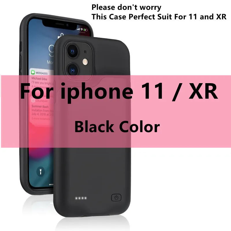 Xilecaly Battery Case for Different Types of iPhone
