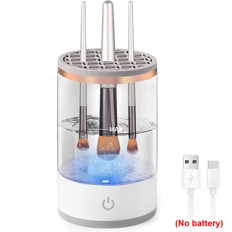 USB Electric Makeup Brush Cleaner Portable 3 in 1