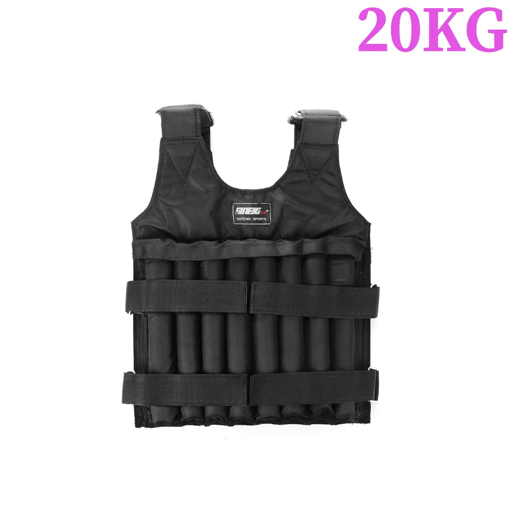 3-50KG Durable Weighted Vest Adjustable Weight Training Exercise