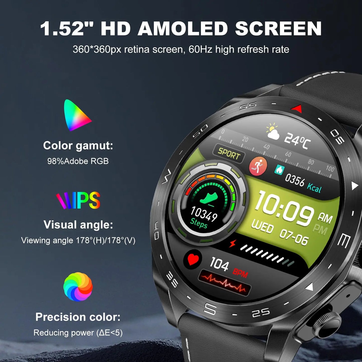 Smart Watch TWS 2-in-1 Bluetooth Earphones HIFI