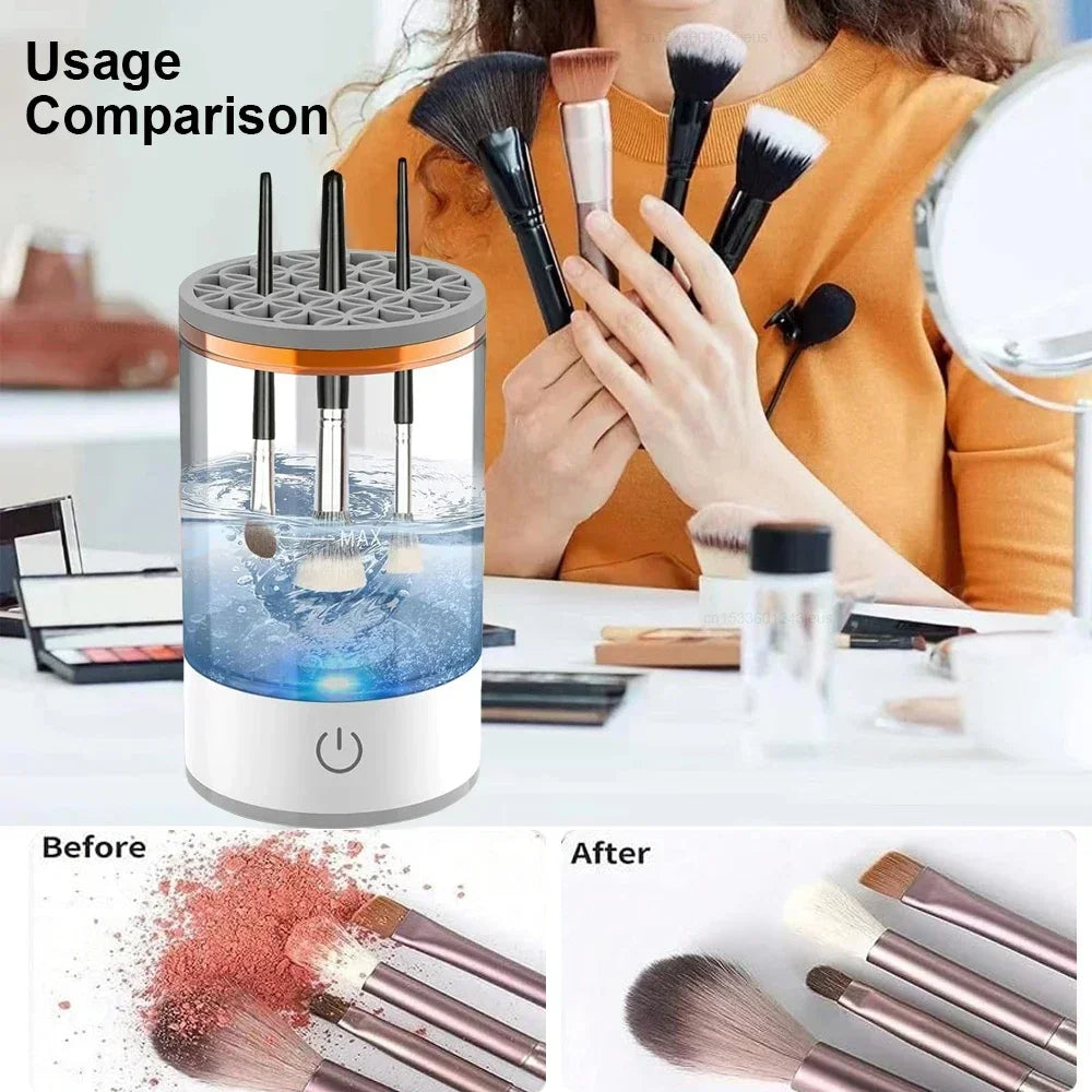 Electric Makeup Brush Cleaner Makeup Brushes