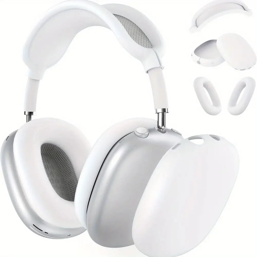 3 in 1 Soft Silicone Skin Protector Headphones Case For Airpods Max