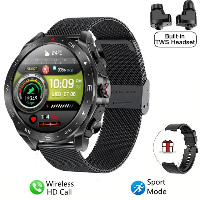 Smart Watch TWS 2-in-1 Bluetooth Earphones HIFI