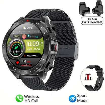 Smart Watch TWS 2-in-1 Bluetooth Earphones HIFI