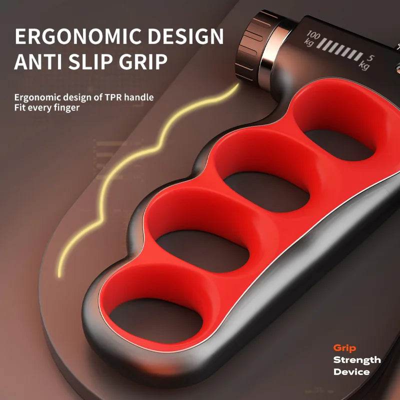 5-100kg Grip Strength Hand Grip Strengthener Pulse Expander