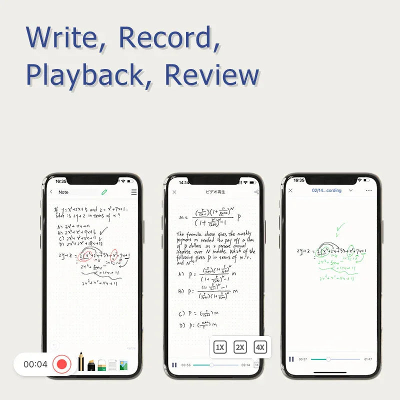 Newyes syncpen4 Erasable Reusable Smartpen Set Smart Notebook Intelligent