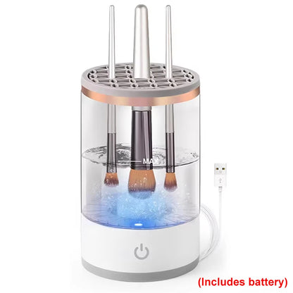 USB Electric Makeup Brush Cleaner Portable 3 in 1