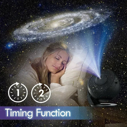 Starry Sky Night Light Galaxy Projector 360°Rotate Planetarium
